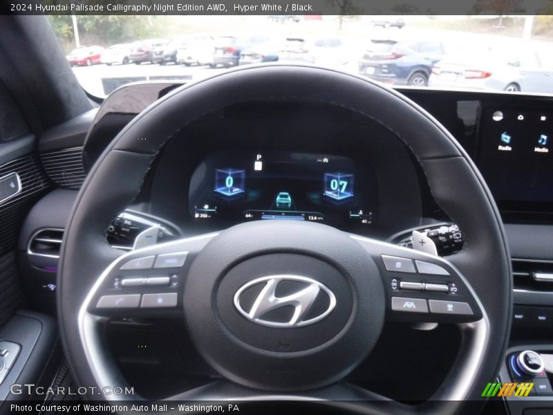  2024 Palisade Calligraphy Night Edition AWD Steering Wheel