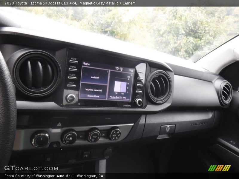 Dashboard of 2020 Tacoma SR Access Cab 4x4