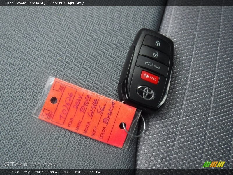 Keys of 2024 Corolla SE