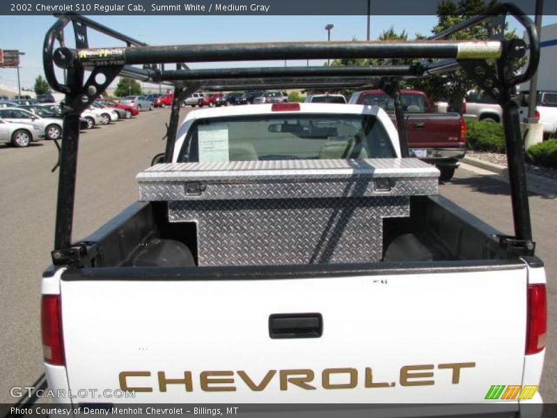 Summit White / Medium Gray 2002 Chevrolet S10 Regular Cab