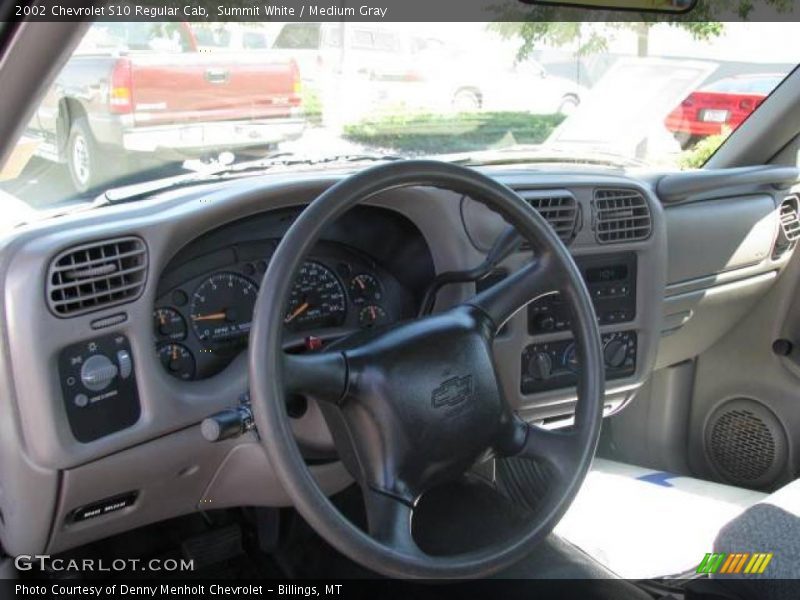 Summit White / Medium Gray 2002 Chevrolet S10 Regular Cab