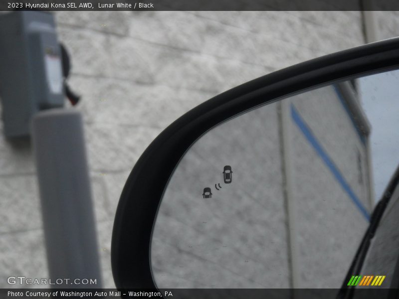 Lunar White / Black 2023 Hyundai Kona SEL AWD