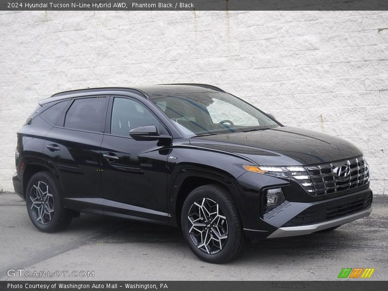 Front 3/4 View of 2024 Tucson N-Line Hybrid AWD