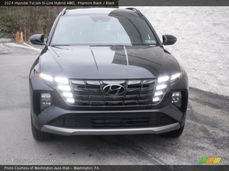 Phantom Black / Black 2024 Hyundai Tucson N-Line Hybrid AWD