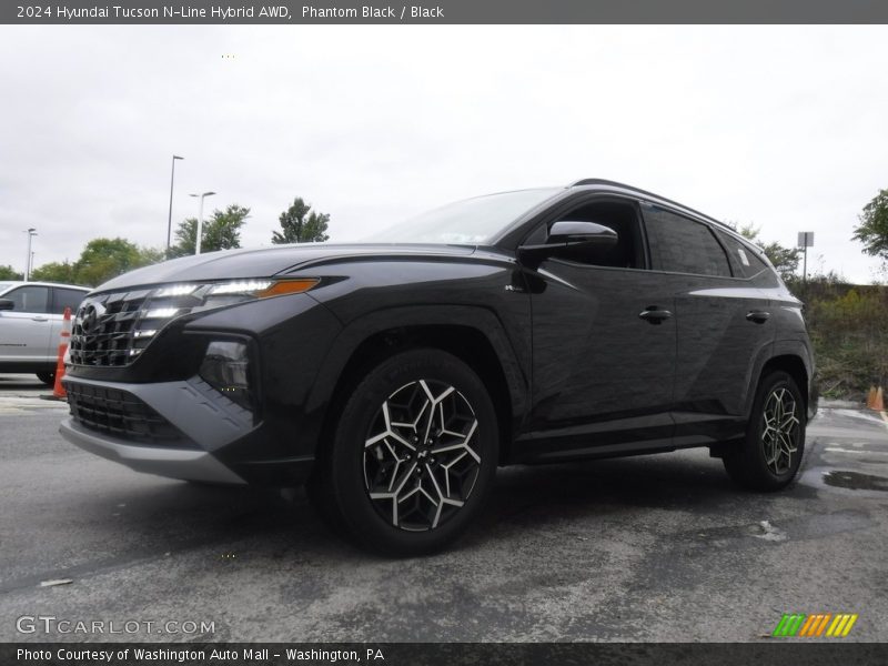 Phantom Black / Black 2024 Hyundai Tucson N-Line Hybrid AWD