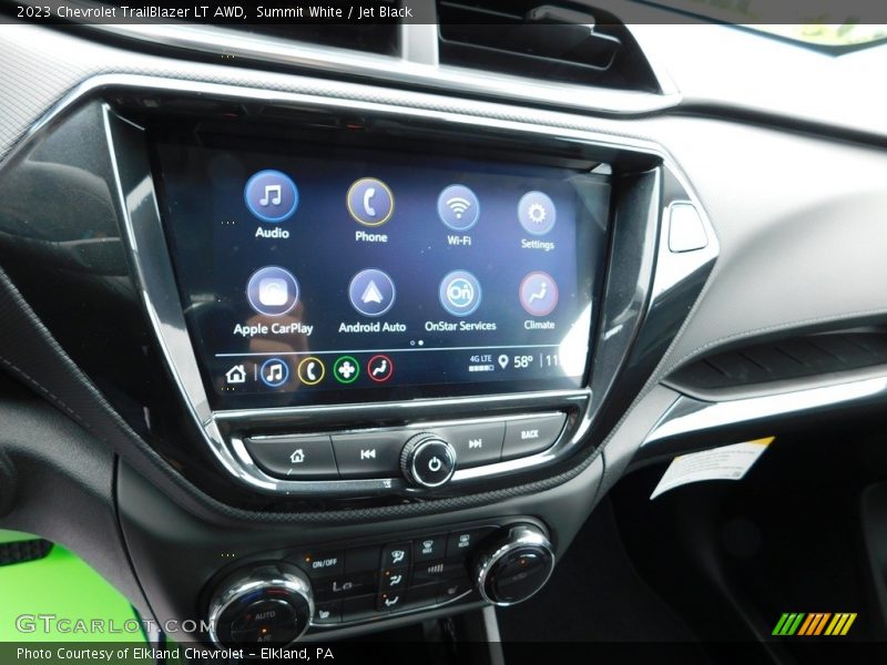 Summit White / Jet Black 2023 Chevrolet TrailBlazer LT AWD