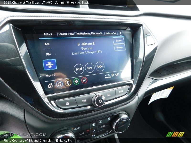 Summit White / Jet Black 2023 Chevrolet TrailBlazer LT AWD
