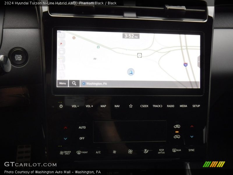 Phantom Black / Black 2024 Hyundai Tucson N-Line Hybrid AWD