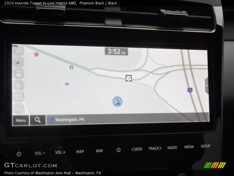 Navigation of 2024 Tucson N-Line Hybrid AWD