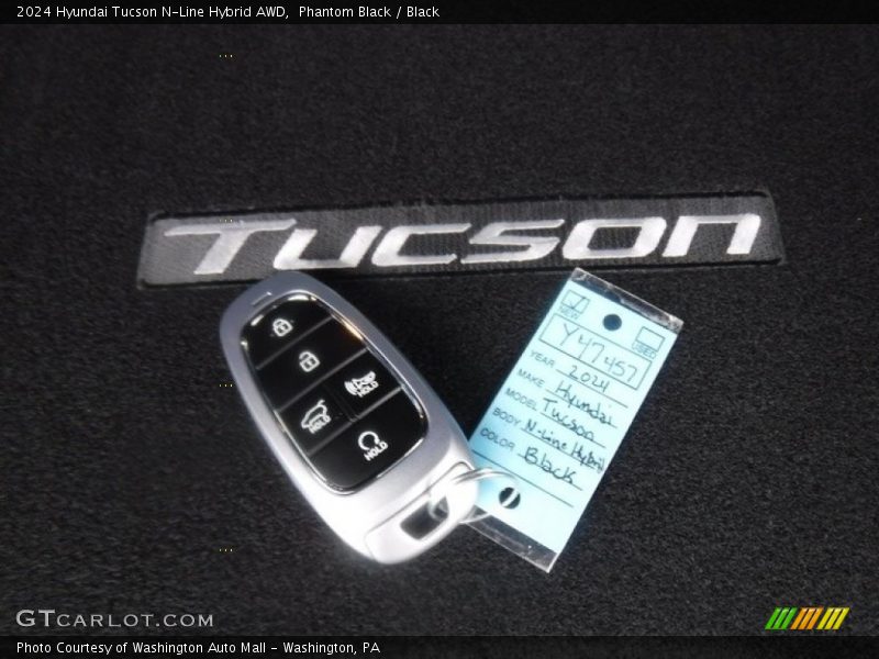 Keys of 2024 Tucson N-Line Hybrid AWD