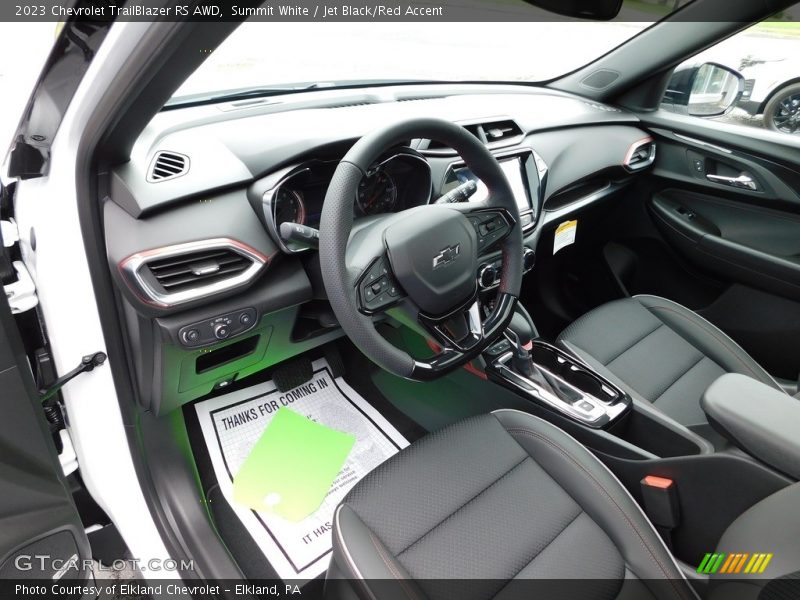 Front Seat of 2023 TrailBlazer RS AWD