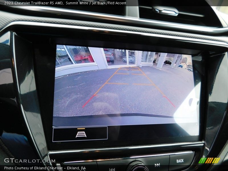 Summit White / Jet Black/Red Accent 2023 Chevrolet TrailBlazer RS AWD