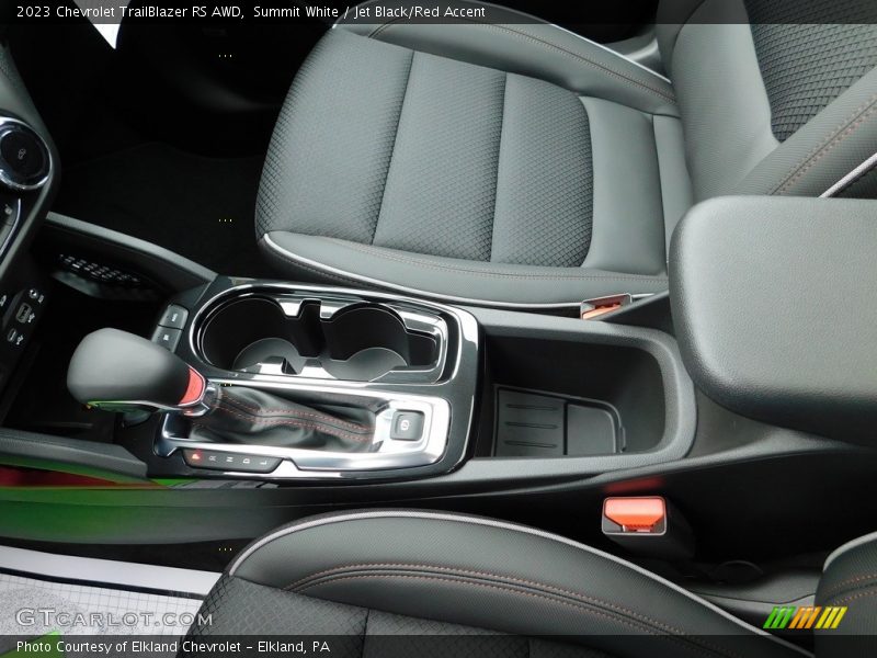 Summit White / Jet Black/Red Accent 2023 Chevrolet TrailBlazer RS AWD