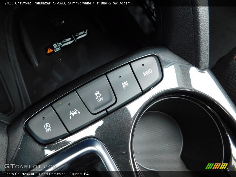 Controls of 2023 TrailBlazer RS AWD