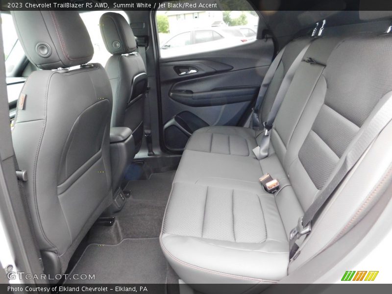 Rear Seat of 2023 TrailBlazer RS AWD