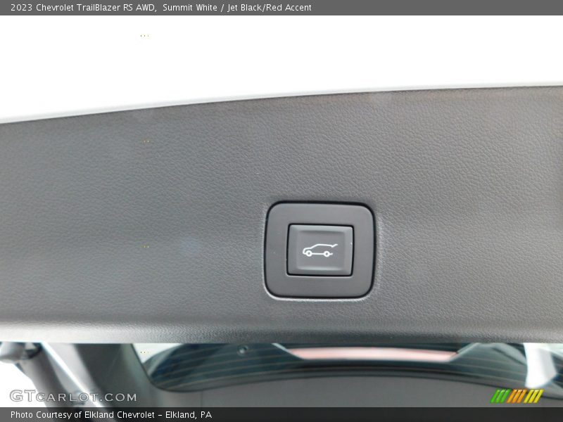 Summit White / Jet Black/Red Accent 2023 Chevrolet TrailBlazer RS AWD