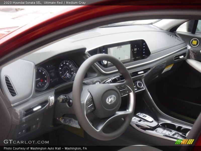 Ultimate Red / Medium Gray 2023 Hyundai Sonata SEL