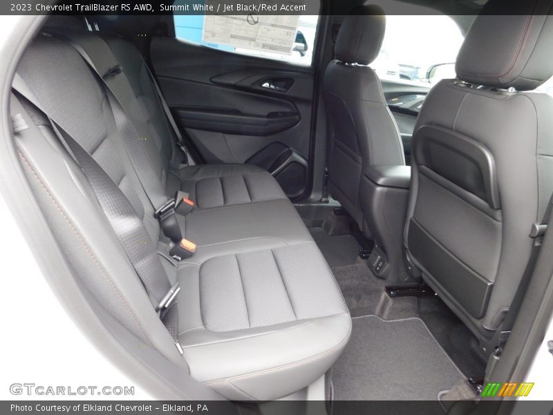 Rear Seat of 2023 TrailBlazer RS AWD