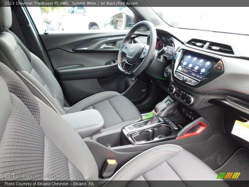 Summit White / Jet Black/Red Accent 2023 Chevrolet TrailBlazer RS AWD
