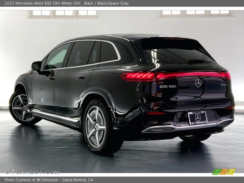 Black / Black/Space Gray 2023 Mercedes-Benz EQS 580 4Matic SUV