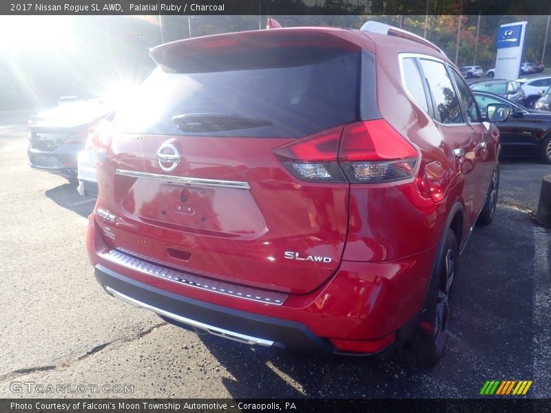 Palatial Ruby / Charcoal 2017 Nissan Rogue SL AWD