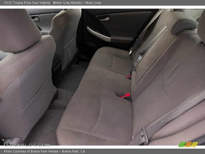 Winter Gray Metallic / Misty Gray 2015 Toyota Prius Four Hybrid