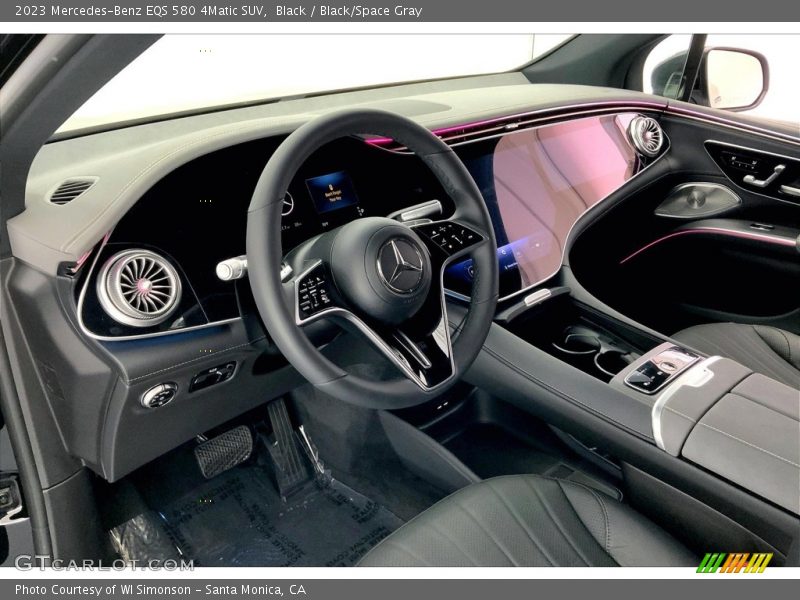 Black/Space Gray Interior - 2023 EQS 580 4Matic SUV 