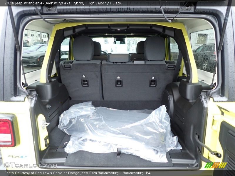 High Velocity / Black 2024 Jeep Wrangler 4-Door Willys 4xe Hybrid