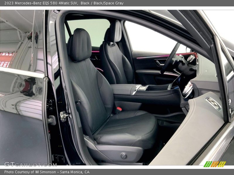  2023 EQS 580 4Matic SUV Black/Space Gray Interior