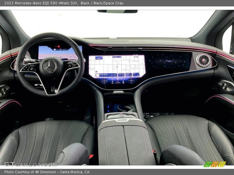 Front Seat of 2023 EQS 580 4Matic SUV