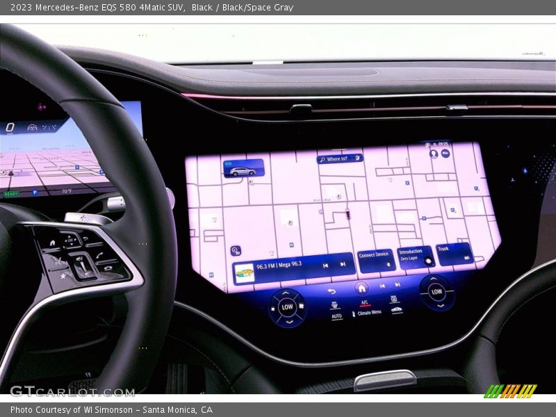 Navigation of 2023 EQS 580 4Matic SUV