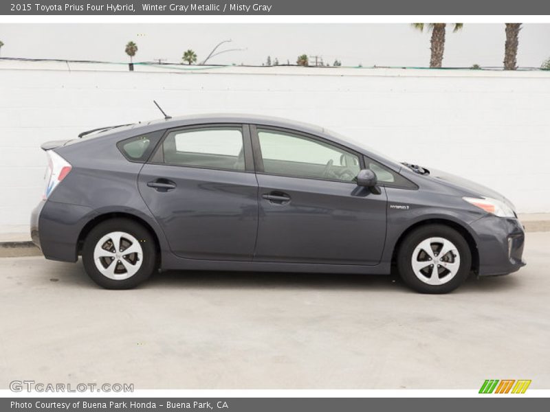 Winter Gray Metallic / Misty Gray 2015 Toyota Prius Four Hybrid