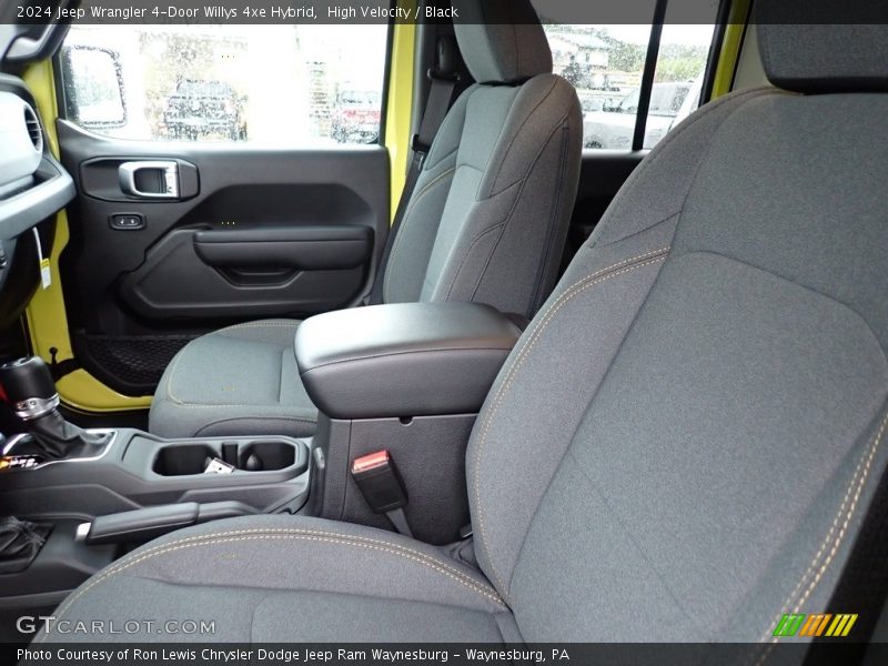 High Velocity / Black 2024 Jeep Wrangler 4-Door Willys 4xe Hybrid