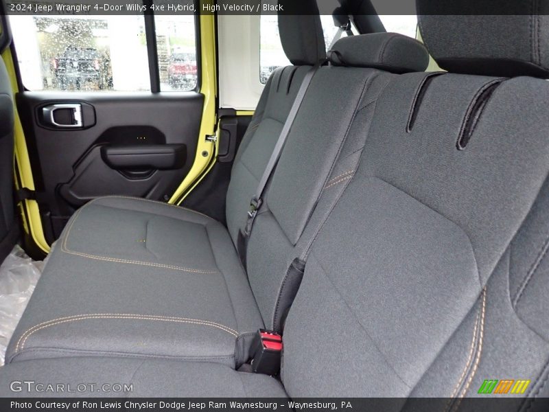 Rear Seat of 2024 Wrangler 4-Door Willys 4xe Hybrid