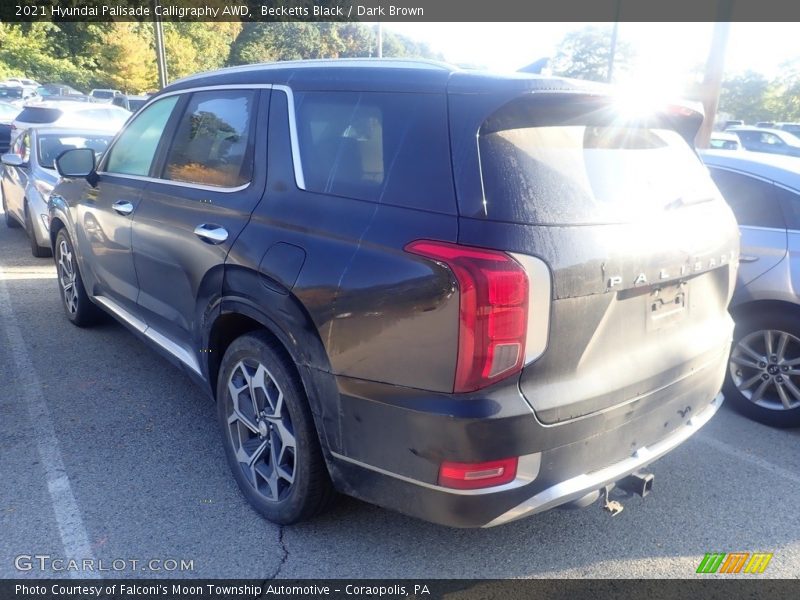 Becketts Black / Dark Brown 2021 Hyundai Palisade Calligraphy AWD