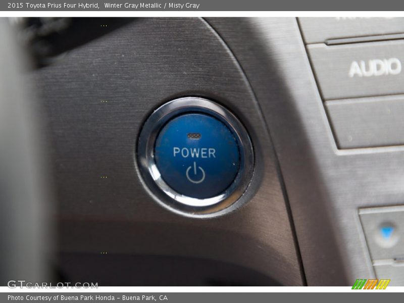 Winter Gray Metallic / Misty Gray 2015 Toyota Prius Four Hybrid