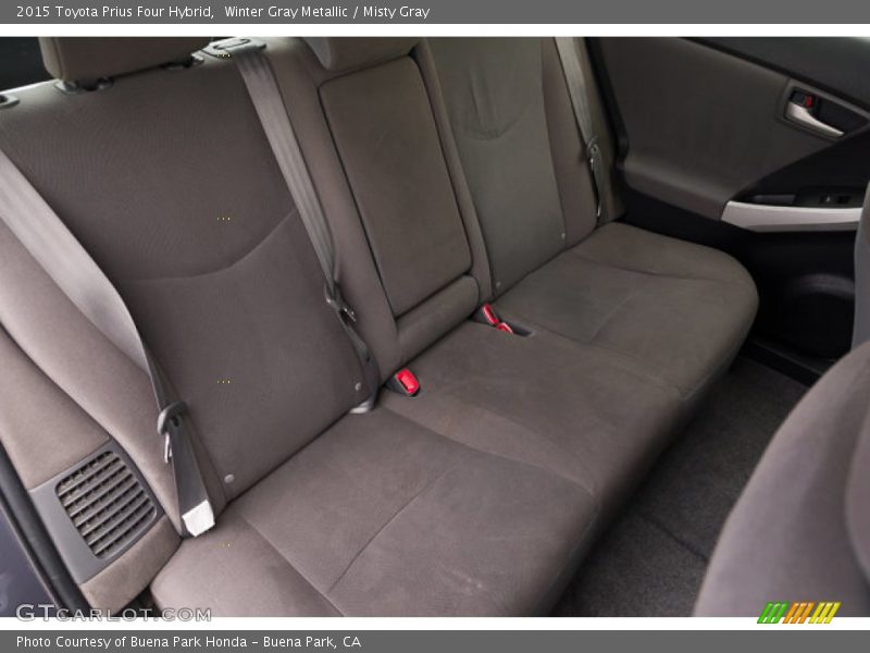 Winter Gray Metallic / Misty Gray 2015 Toyota Prius Four Hybrid