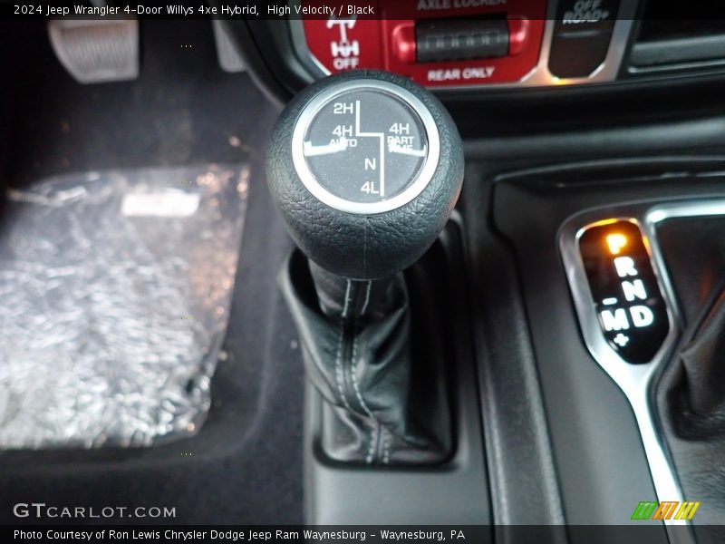  2024 Wrangler 4-Door Willys 4xe Hybrid 8 Speed Automatic Shifter
