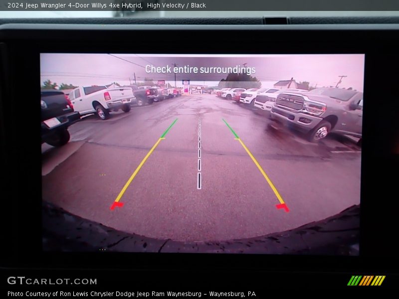 High Velocity / Black 2024 Jeep Wrangler 4-Door Willys 4xe Hybrid