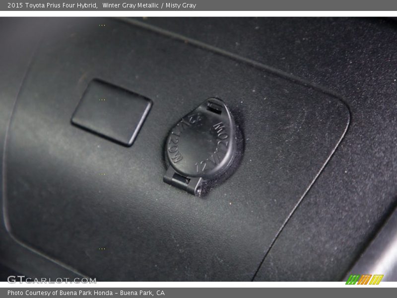 Winter Gray Metallic / Misty Gray 2015 Toyota Prius Four Hybrid