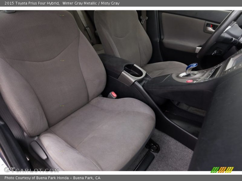 Winter Gray Metallic / Misty Gray 2015 Toyota Prius Four Hybrid
