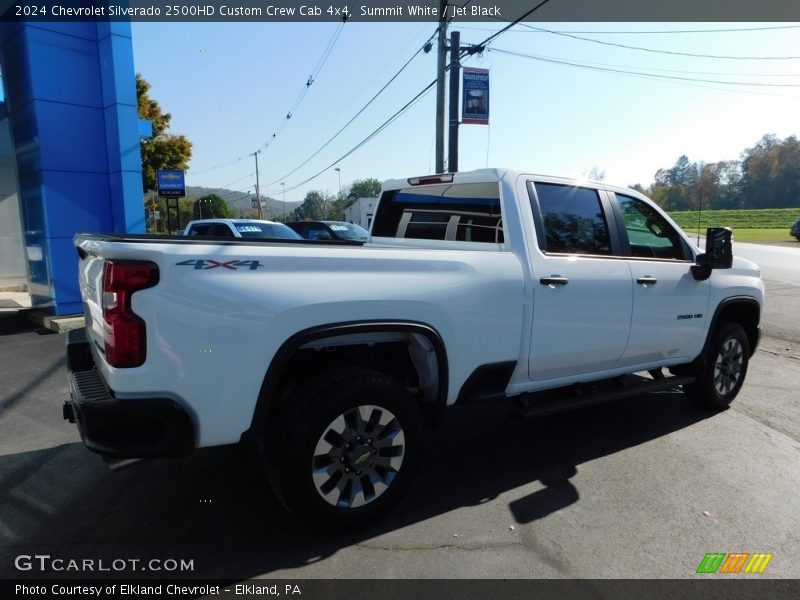 Summit White / Jet Black 2024 Chevrolet Silverado 2500HD Custom Crew Cab 4x4