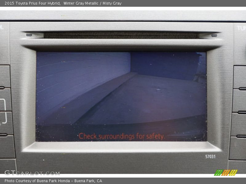 Winter Gray Metallic / Misty Gray 2015 Toyota Prius Four Hybrid