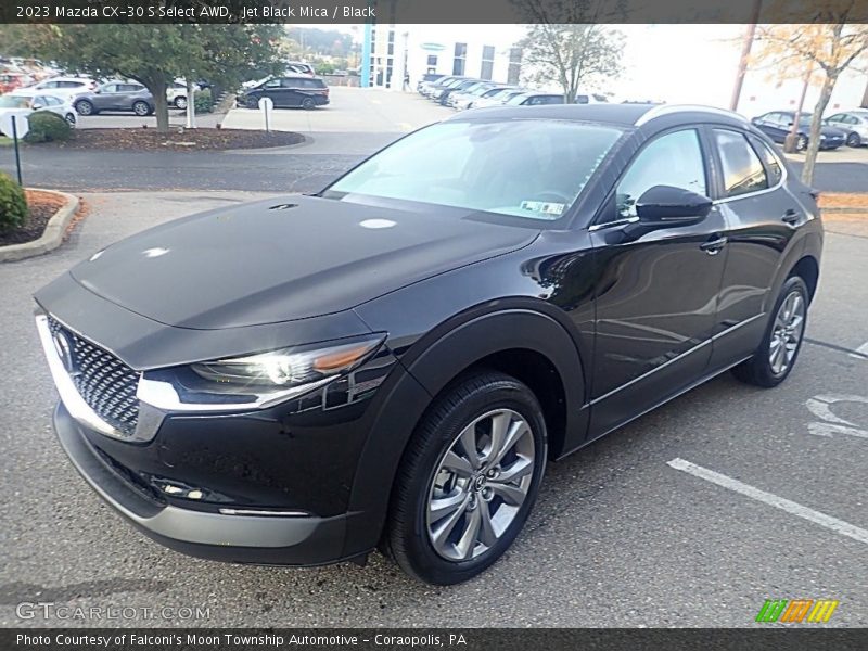 Jet Black Mica / Black 2023 Mazda CX-30 S Select AWD