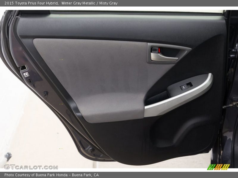 Winter Gray Metallic / Misty Gray 2015 Toyota Prius Four Hybrid