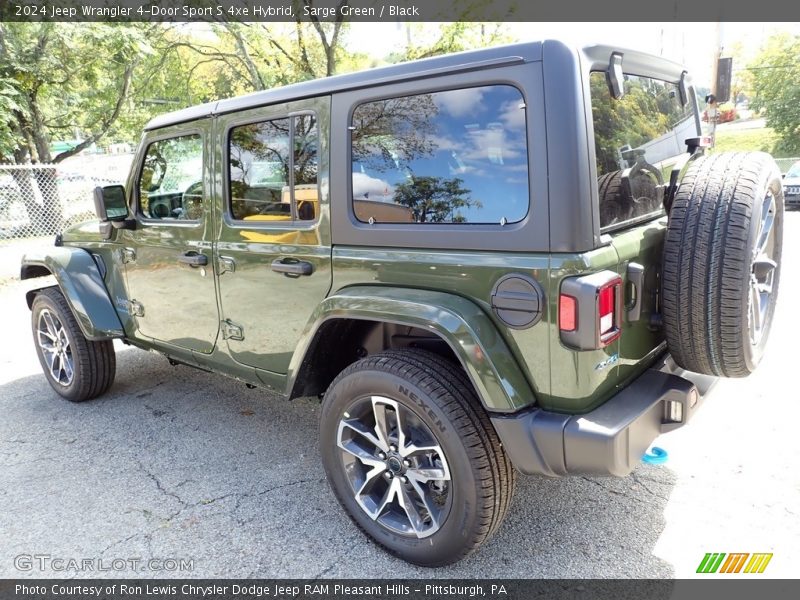 Sarge Green / Black 2024 Jeep Wrangler 4-Door Sport S 4xe Hybrid