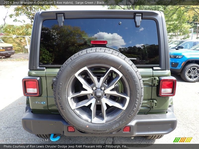 Sarge Green / Black 2024 Jeep Wrangler 4-Door Sport S 4xe Hybrid