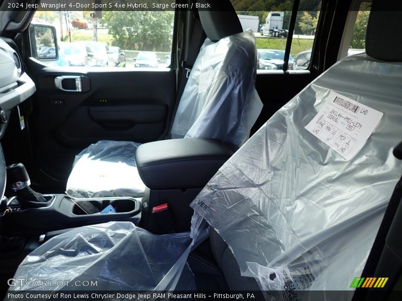 Sarge Green / Black 2024 Jeep Wrangler 4-Door Sport S 4xe Hybrid