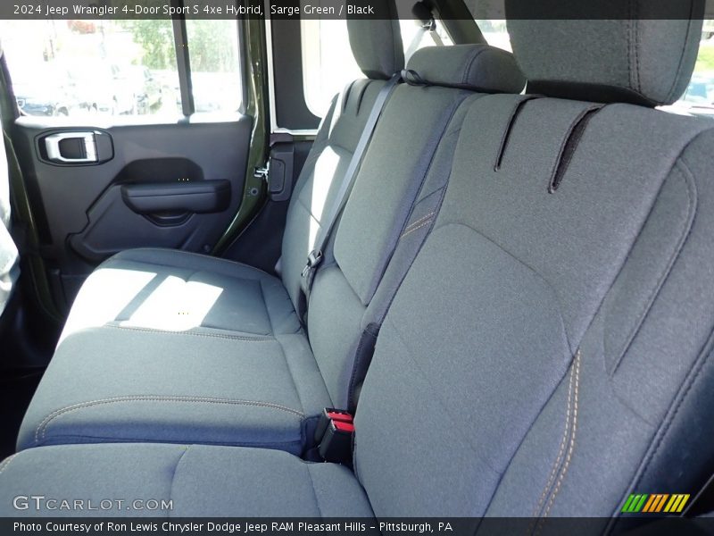 Sarge Green / Black 2024 Jeep Wrangler 4-Door Sport S 4xe Hybrid