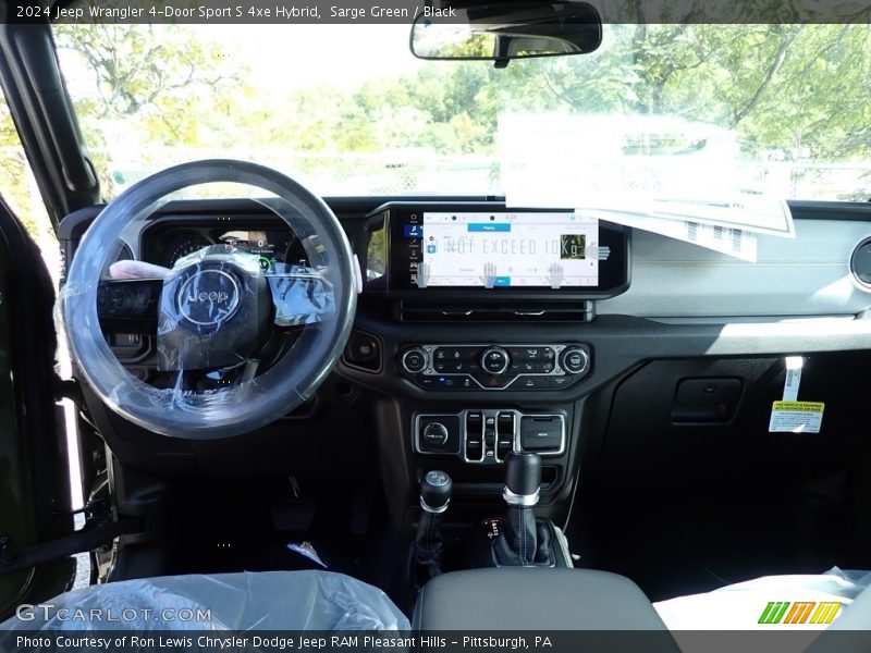 Sarge Green / Black 2024 Jeep Wrangler 4-Door Sport S 4xe Hybrid